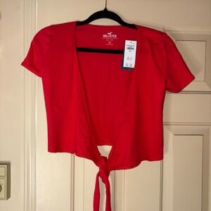NWT HOLLISTER TIE FRONT TOP